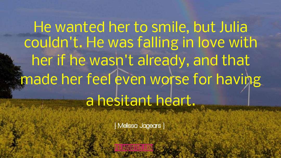 Falling For A Boy quotes by Melissa Jagears