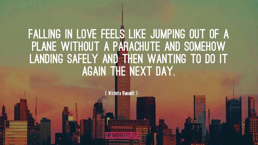 Falling In Love Again Funny quotes by Victoria Denault