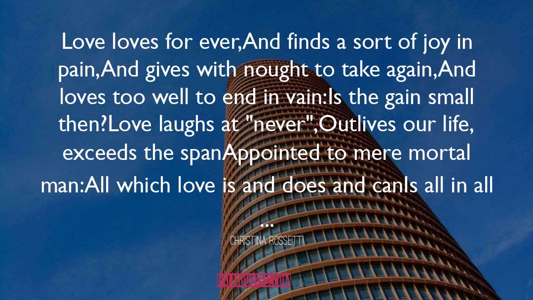 Falling In Love Again quotes by Christina Rossetti