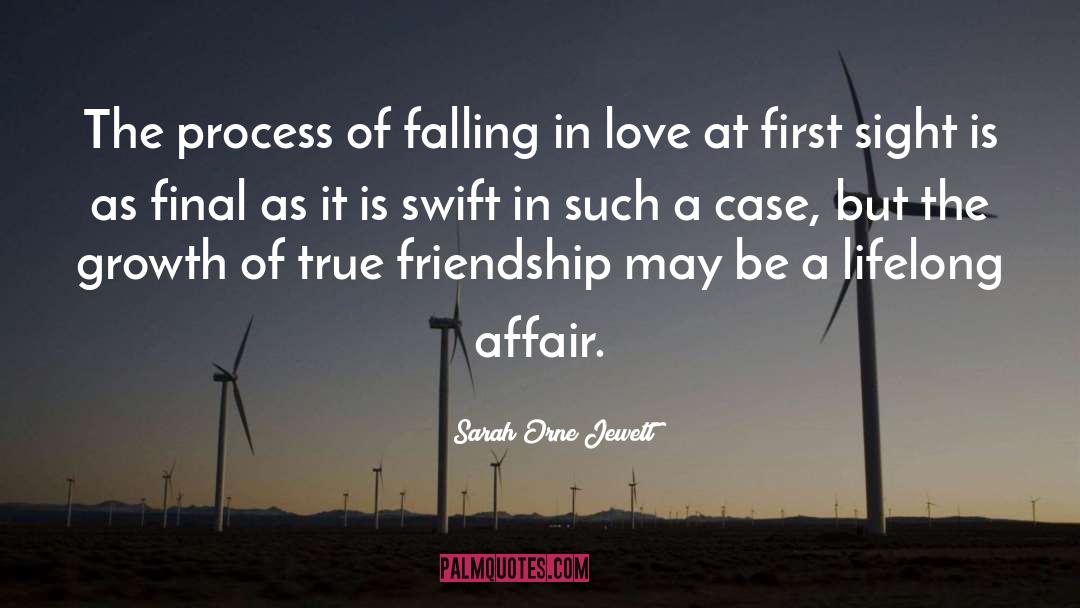 Falling In Love Deep quotes by Sarah Orne Jewett