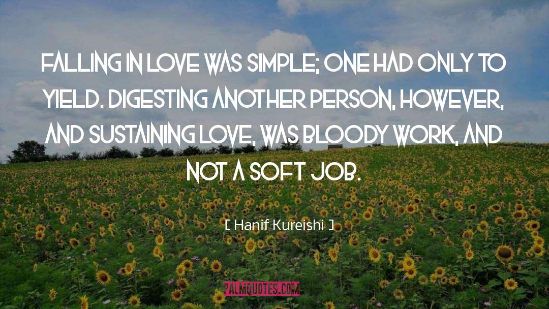 Falling In Love quotes by Hanif Kureishi