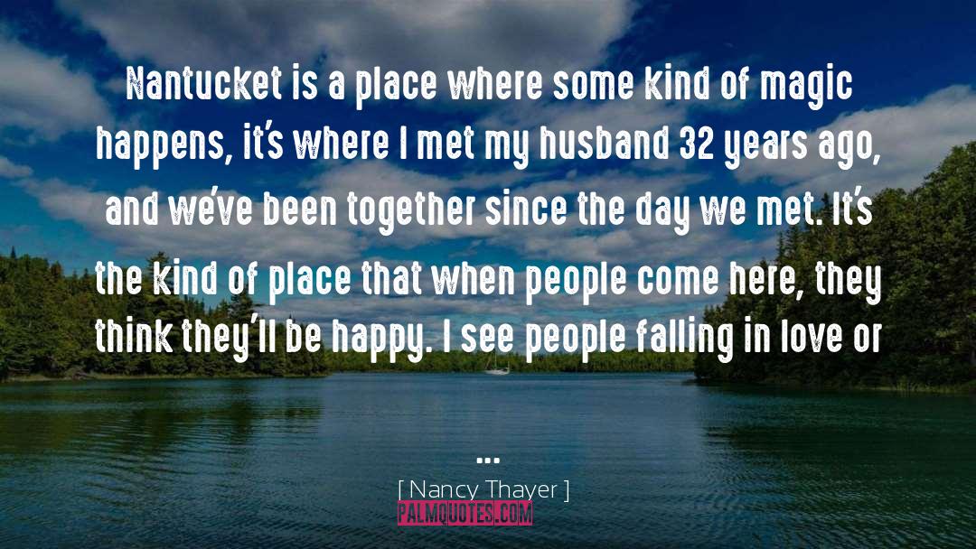 Falling In Love quotes by Nancy Thayer