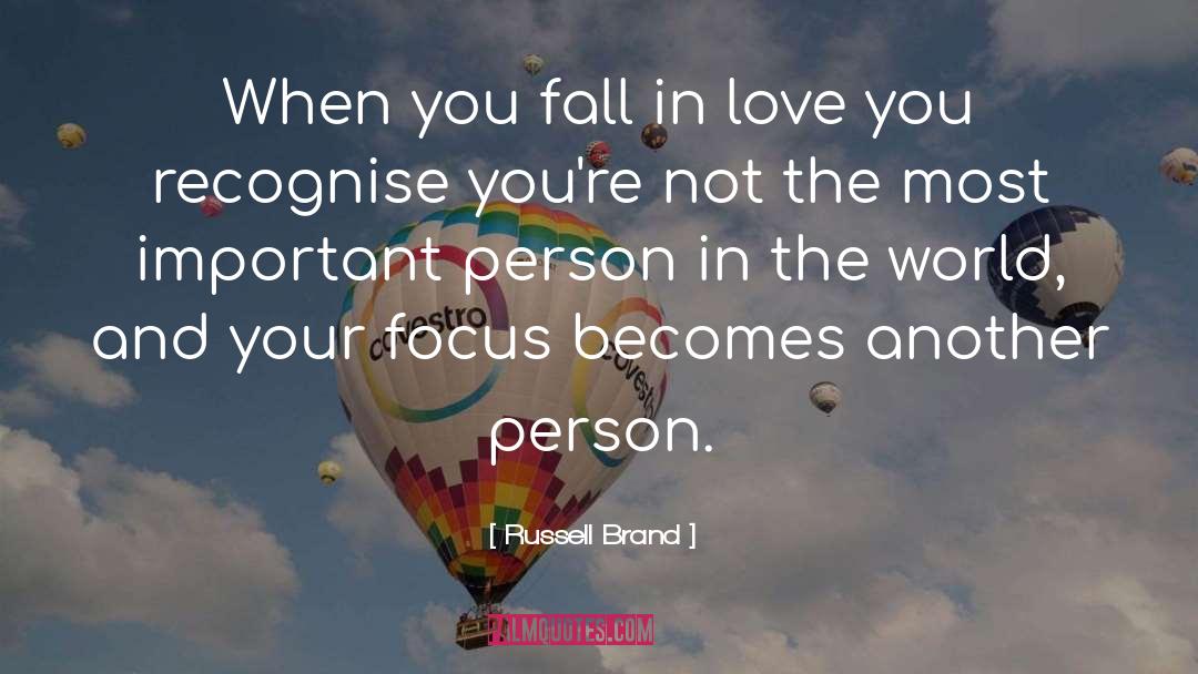 Falling In Love quotes by Russell Brand