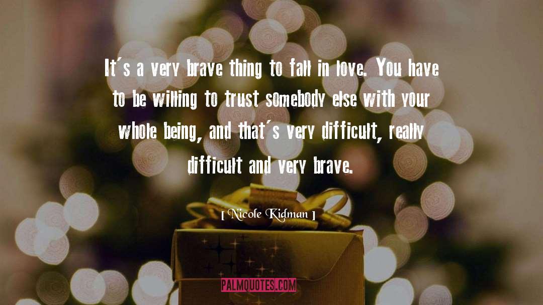 Falling In Love quotes by Nicole Kidman