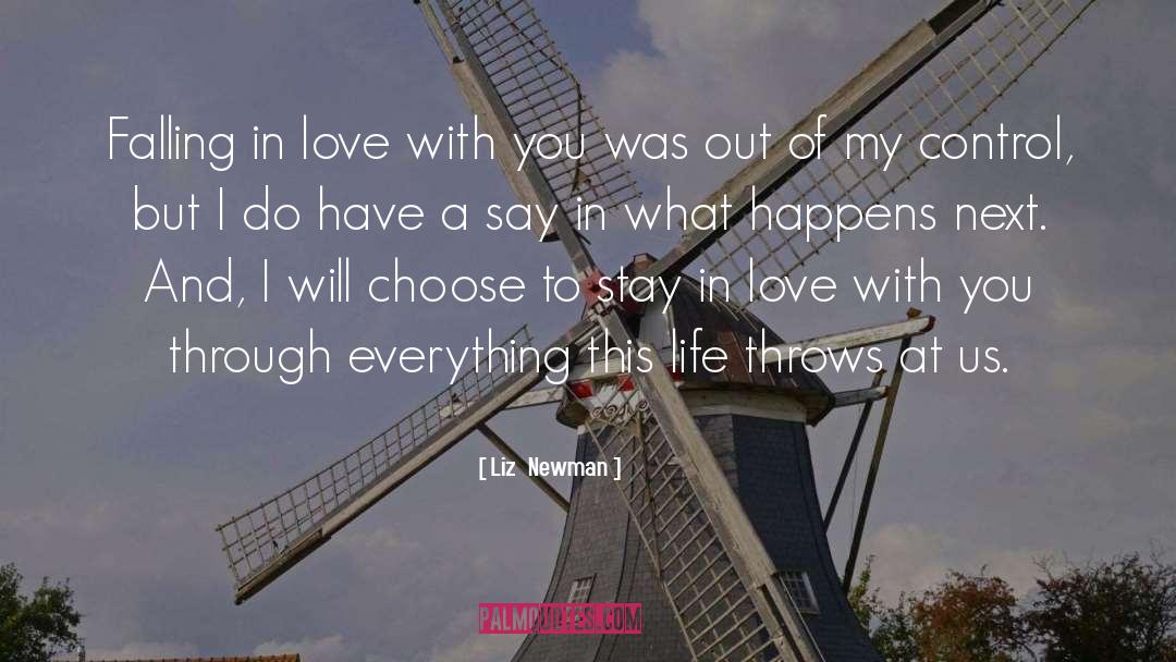 Falling In Love quotes by Liz  Newman