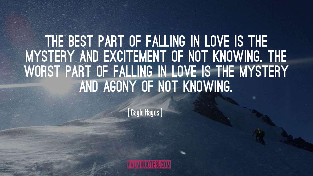 Falling In Love Vulnerability quotes by Gayle Hayes