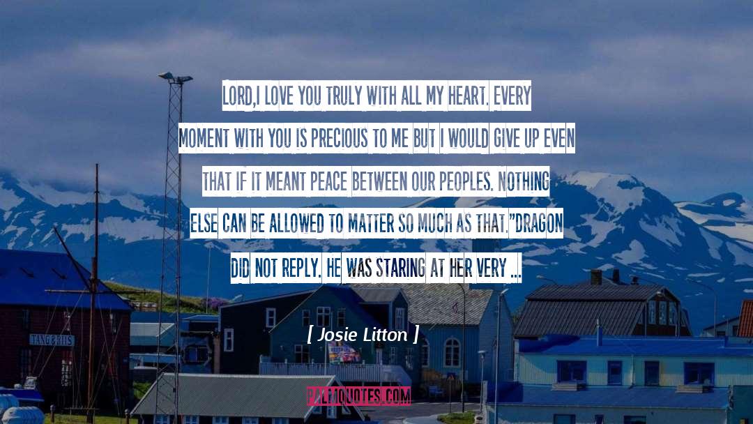 Falling In Love With A Beast quotes by Josie Litton