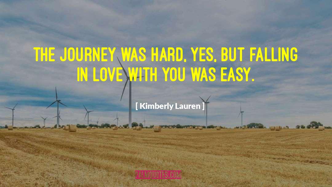Falling In Love With You quotes by Kimberly Lauren