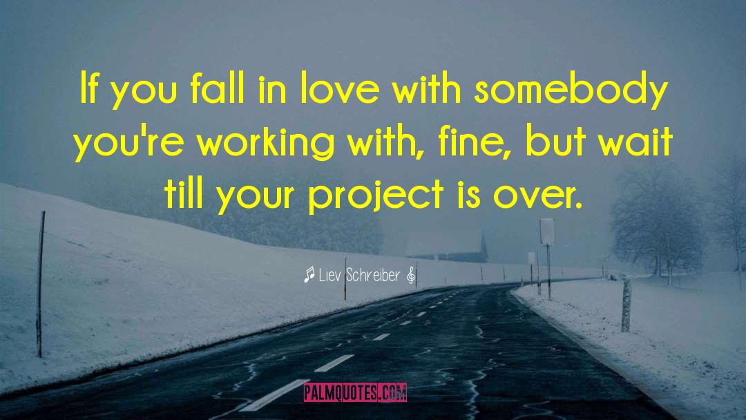 Falling In Love With Your Spouse quotes by Liev Schreiber