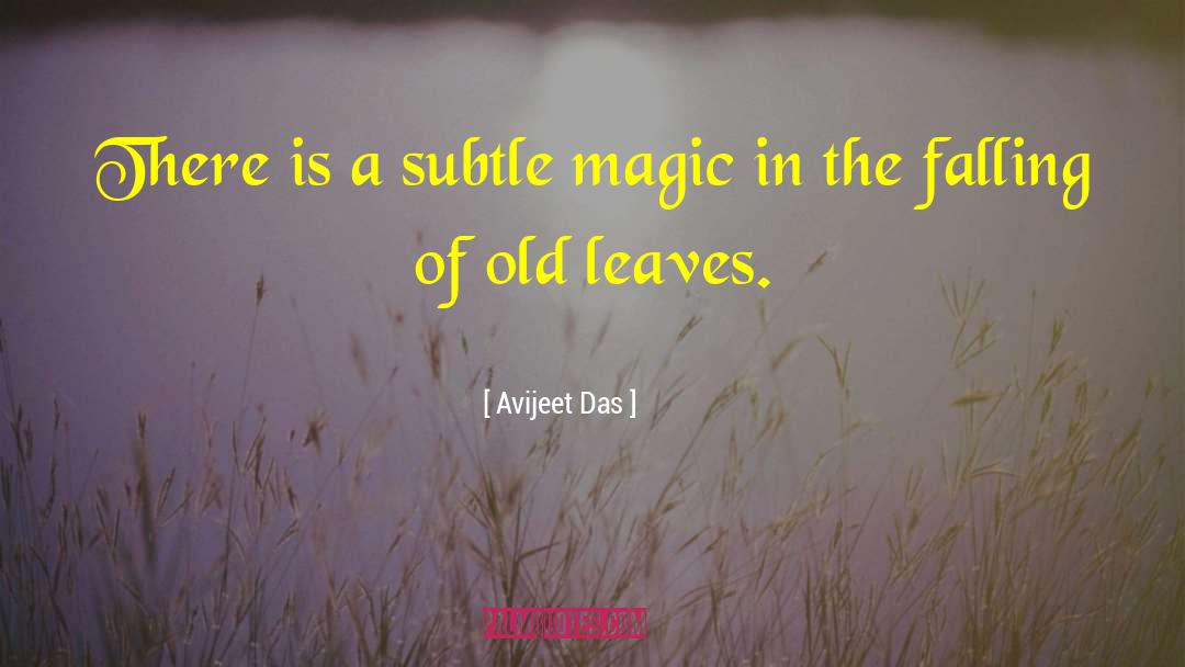 Falling Of Leaves quotes by Avijeet Das