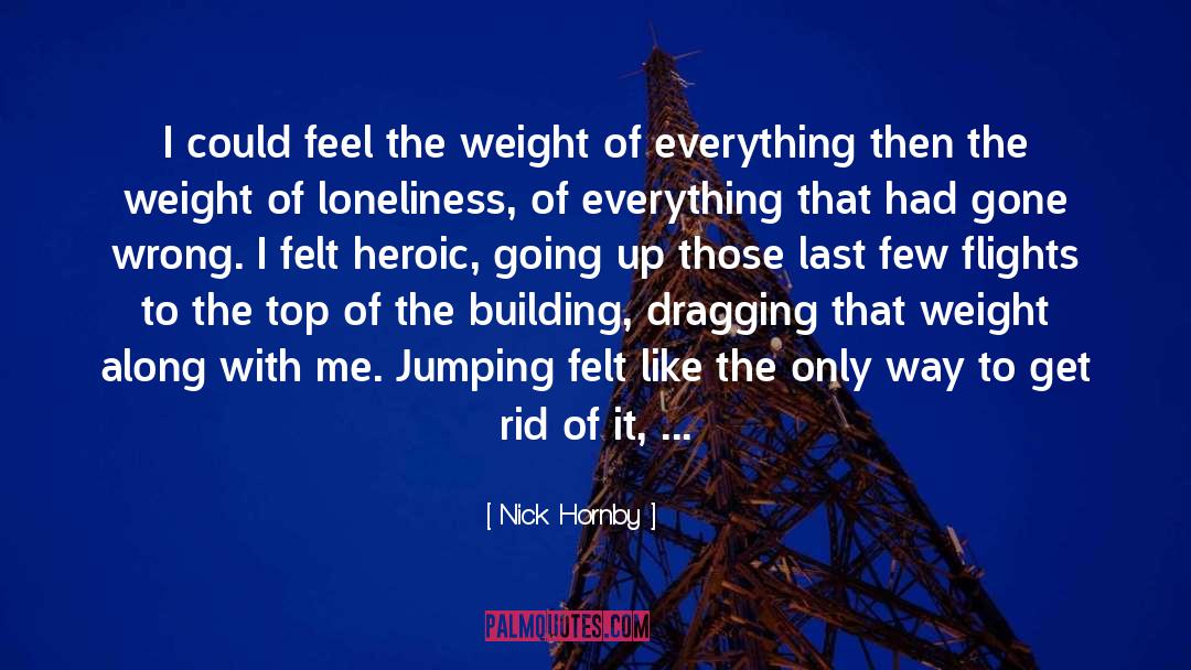 Falling Off A Pedestal quotes by Nick Hornby
