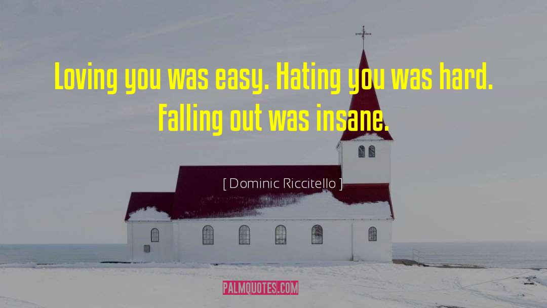 Falling Out Of Love quotes by Dominic Riccitello