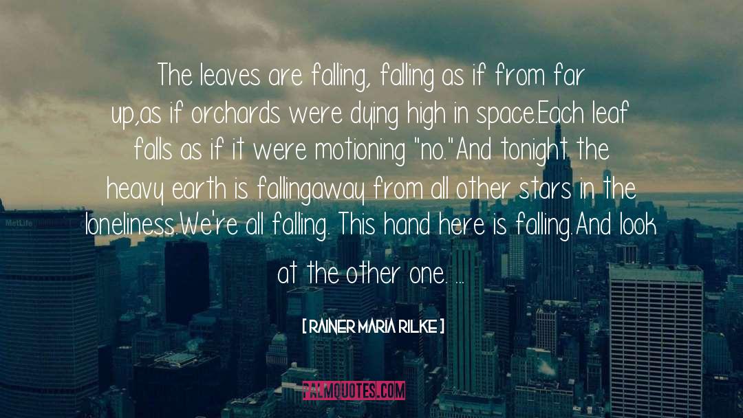 Falling Stars quotes by Rainer Maria Rilke