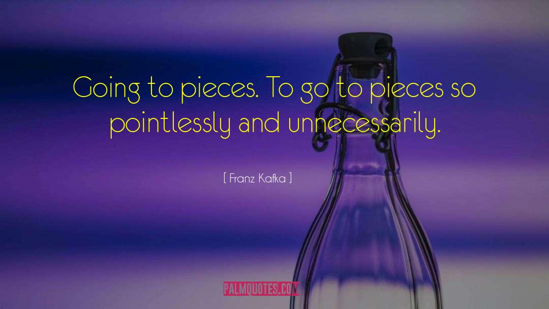Falling To Pieces quotes by Franz Kafka