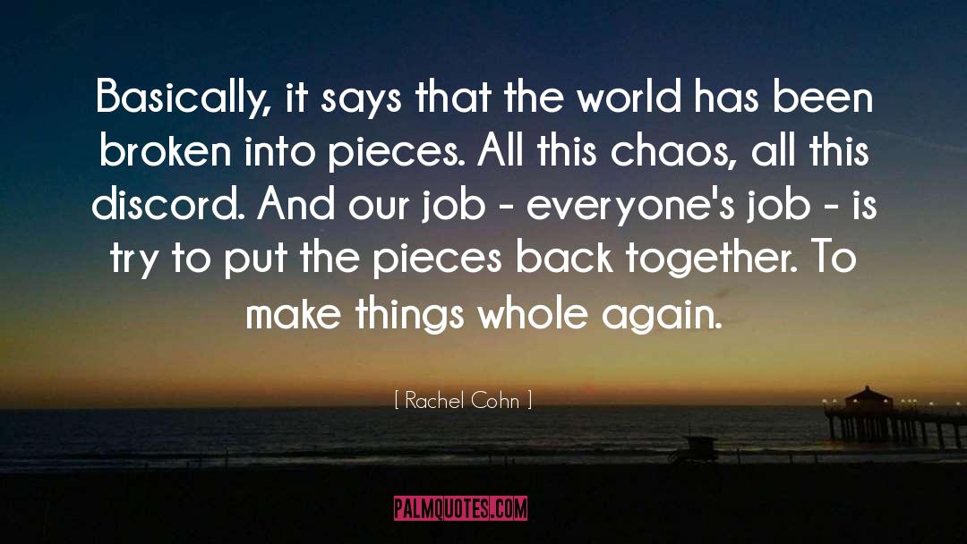 Falling To Pieces quotes by Rachel Cohn