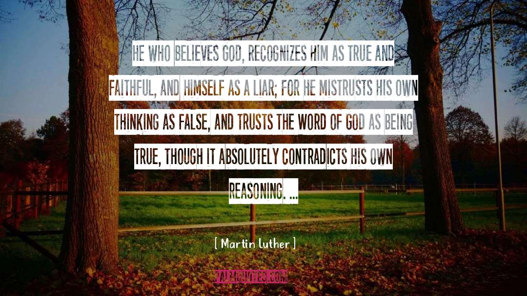 False Allegations quotes by Martin Luther