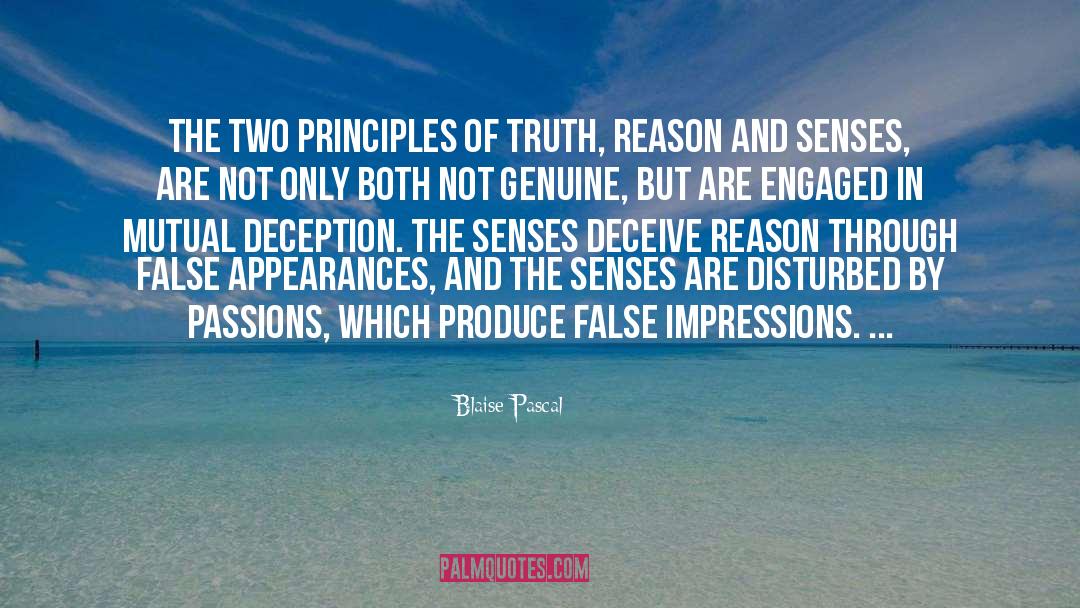 False Appearances quotes by Blaise Pascal