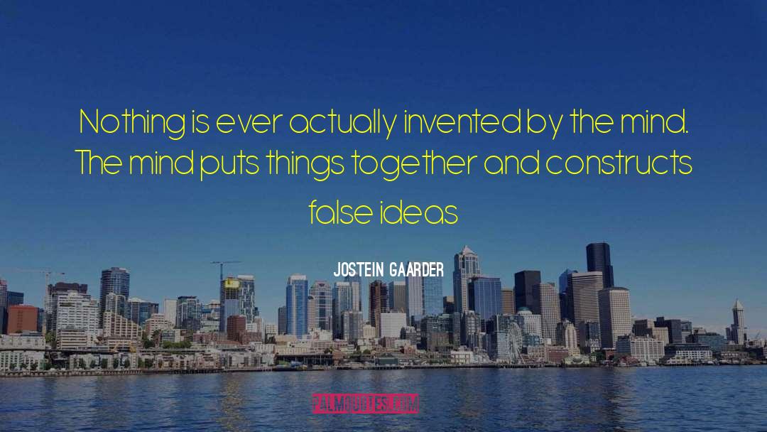 False Beliefs quotes by Jostein Gaarder