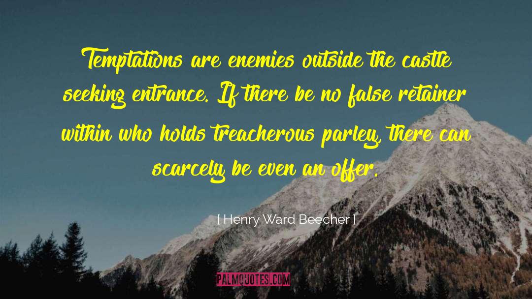 False Dichotomy quotes by Henry Ward Beecher