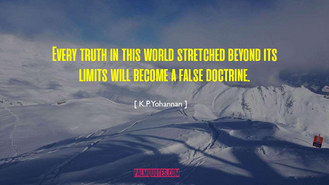 False Doctrine quotes by K.P. Yohannan