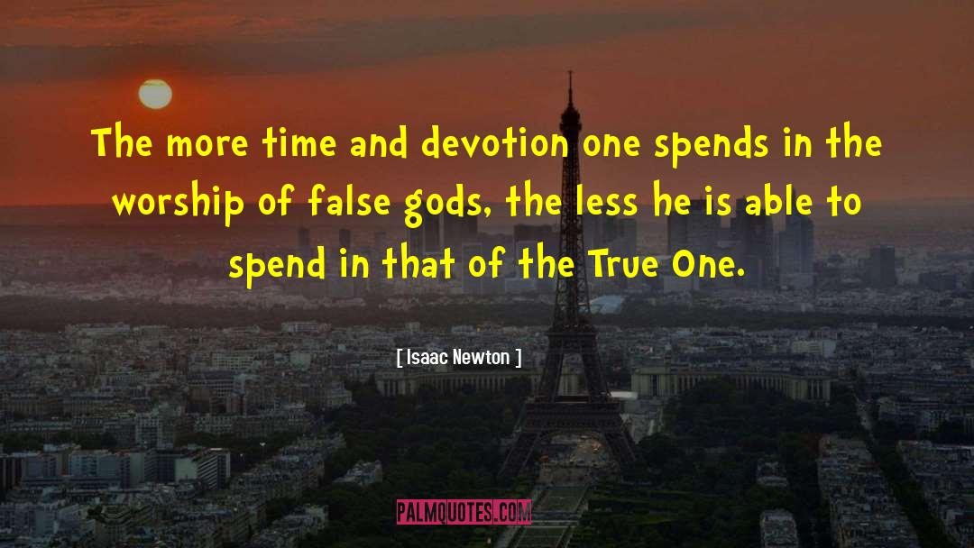 False Gods quotes by Isaac Newton