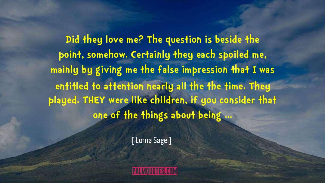 False Impression quotes by Lorna Sage