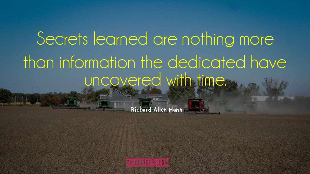 False Information quotes by Richard Allen Mann