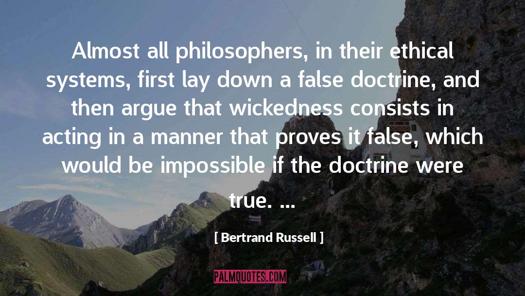 False Investigation quotes by Bertrand Russell