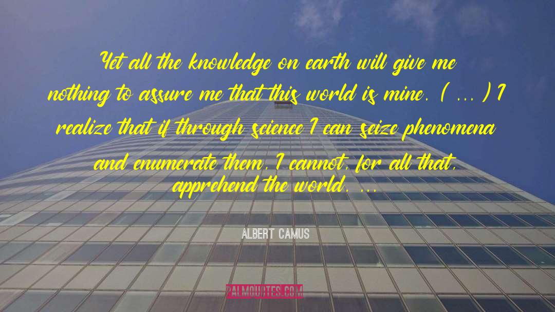 False Knowledge quotes by Albert Camus