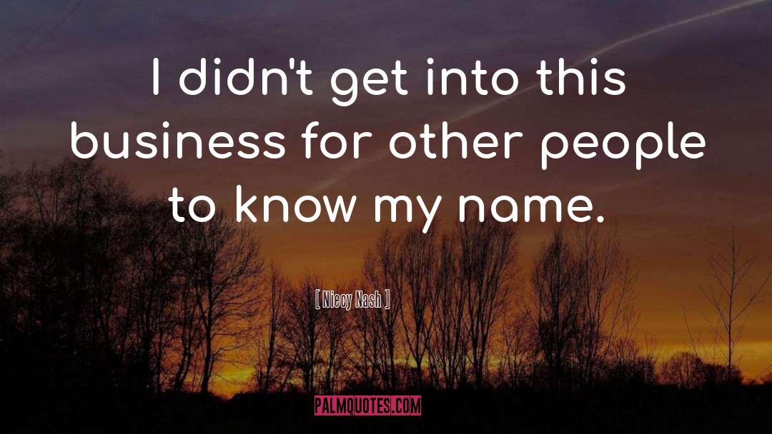False Name Business quotes by Niecy Nash