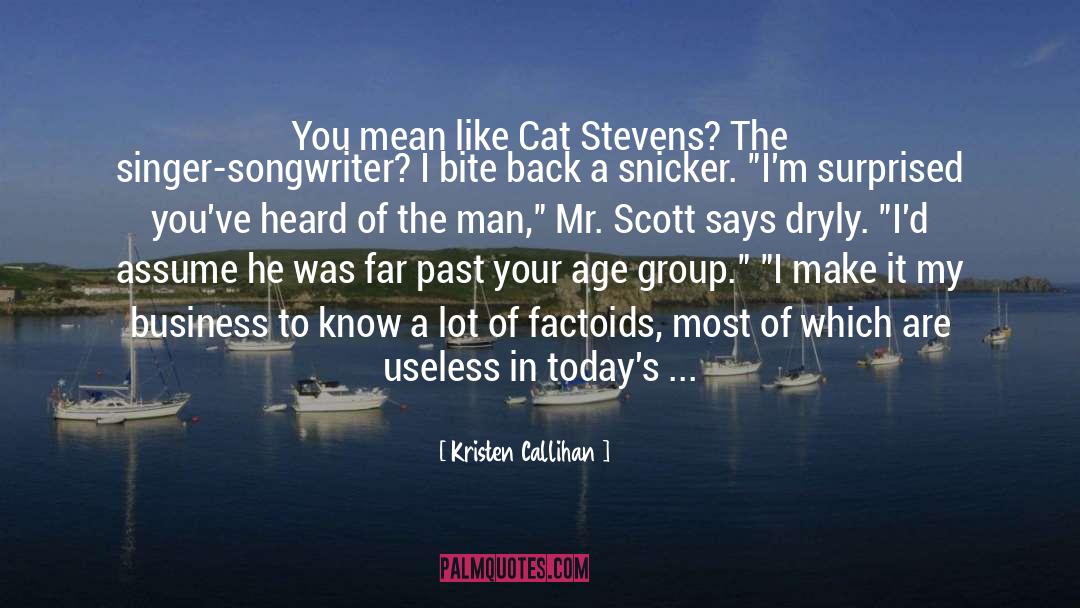 False Name Business quotes by Kristen Callihan