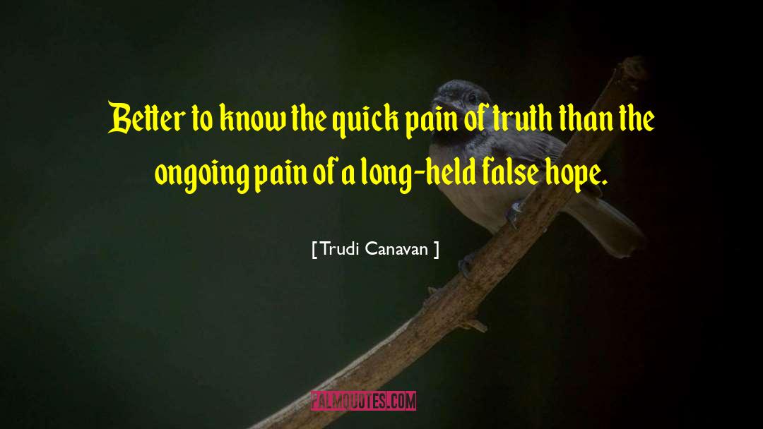 False Positives quotes by Trudi Canavan