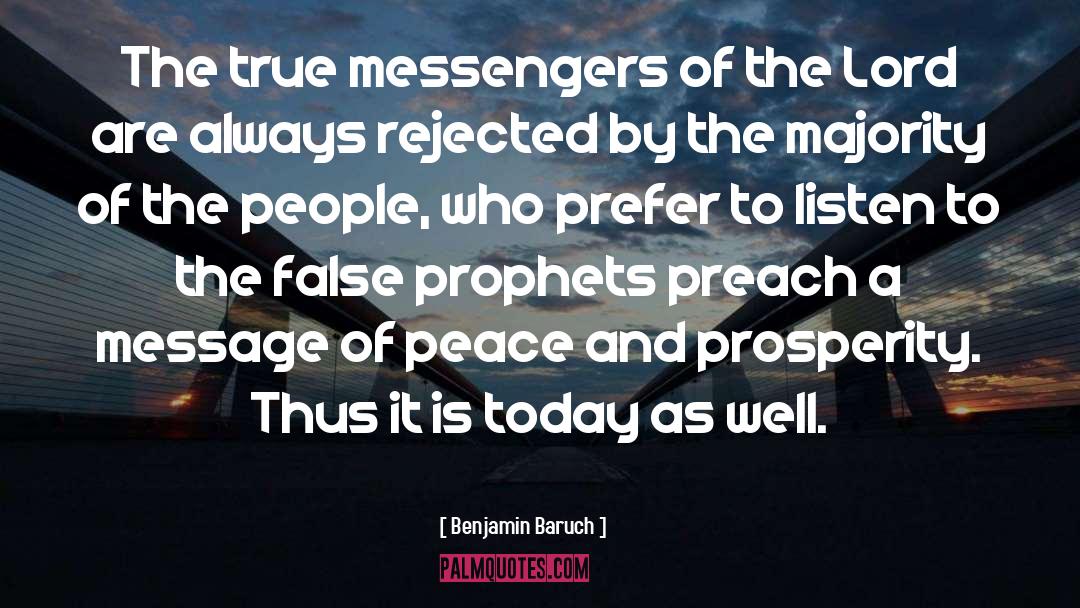 False Prophets quotes by Benjamin Baruch