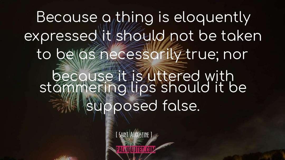 False quotes by Saint Augustine