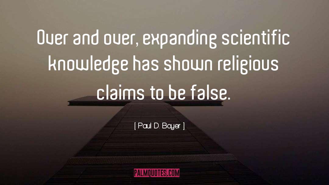 False quotes by Paul D. Boyer