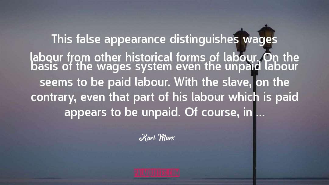 False Reassurance quotes by Karl Marx