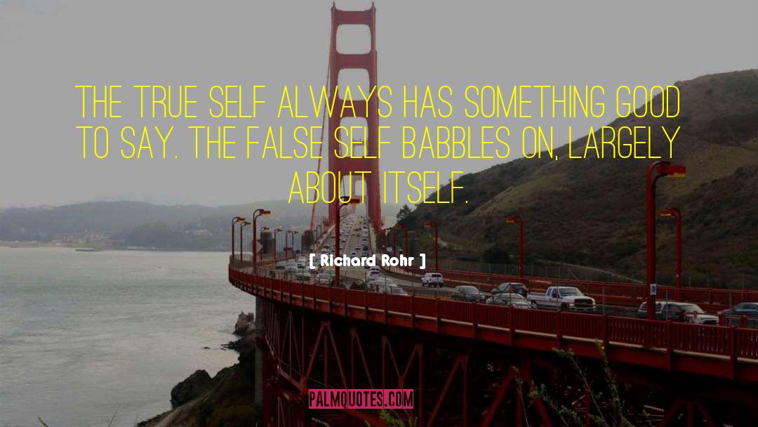 False Self quotes by Richard Rohr