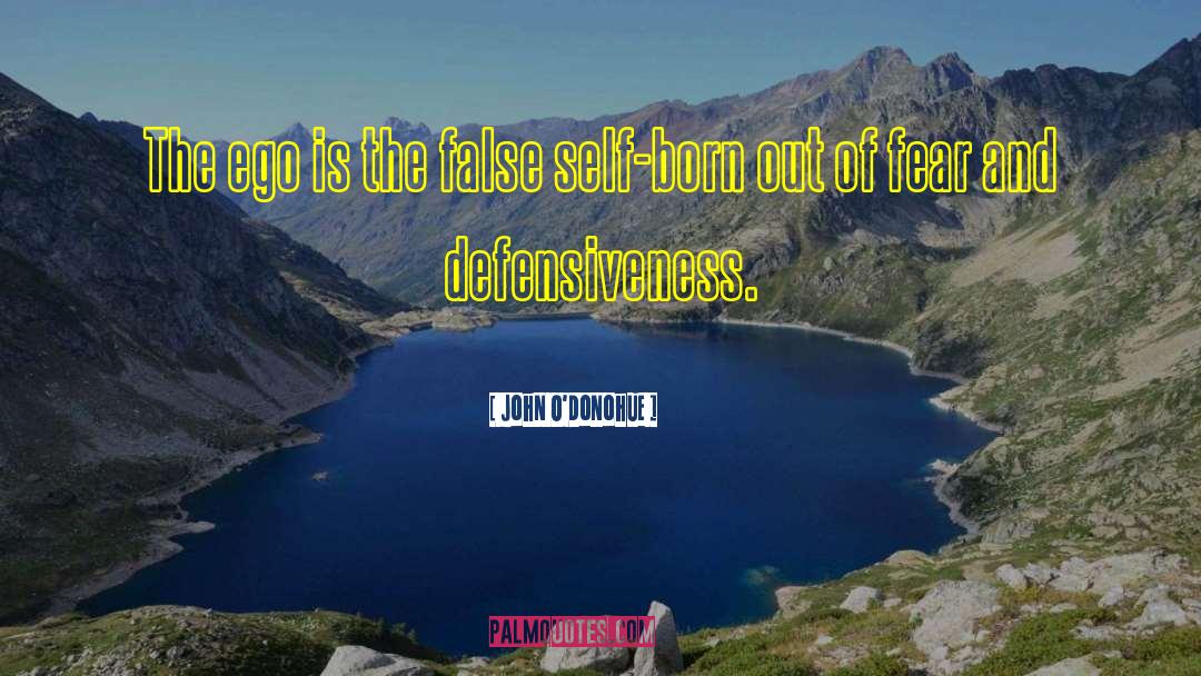 False Self quotes by John O'Donohue