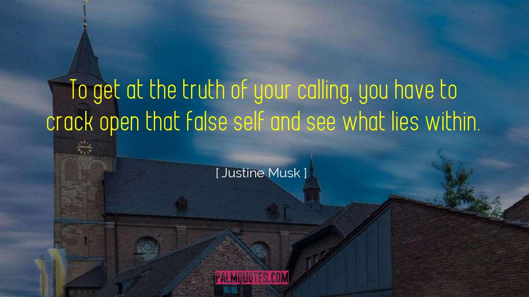 False Self quotes by Justine Musk