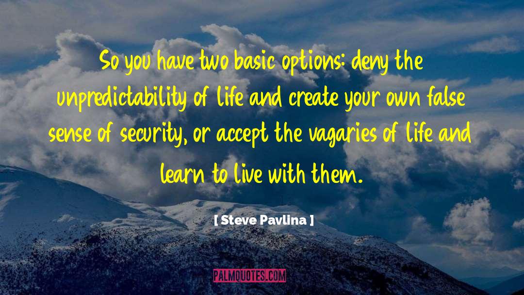 False Sense Of Security quotes by Steve Pavlina
