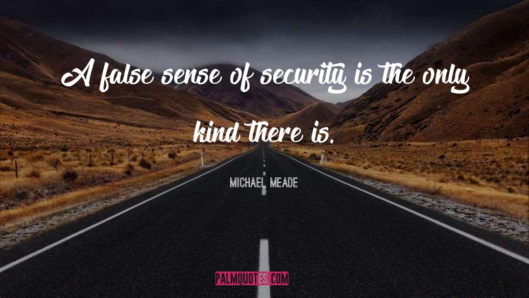 False Sense Of Security quotes by Michael Meade