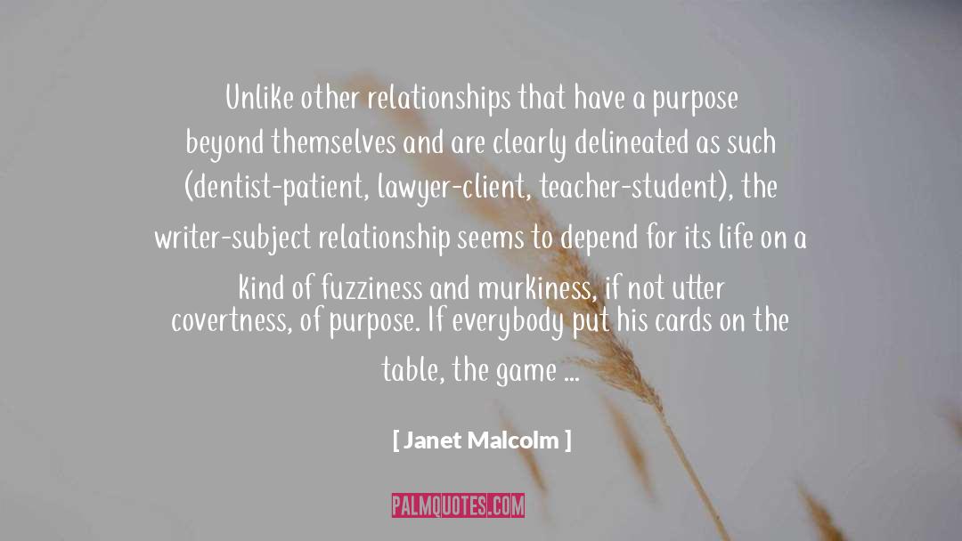 False Teacher quotes by Janet Malcolm