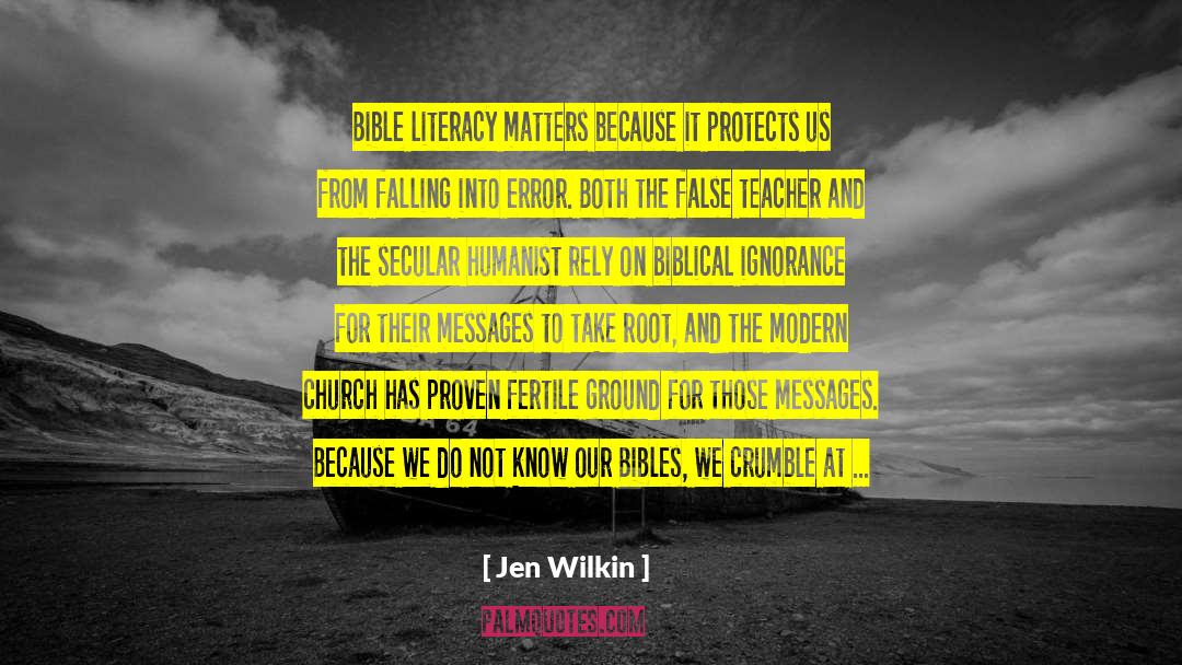 False Teacher quotes by Jen Wilkin