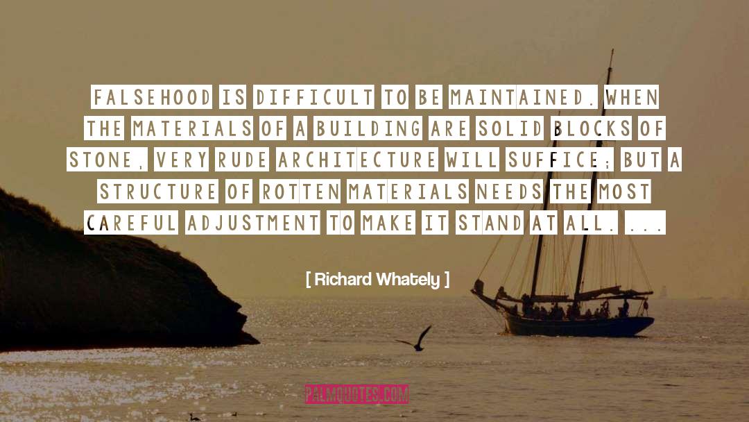 Falsehood quotes by Richard Whately