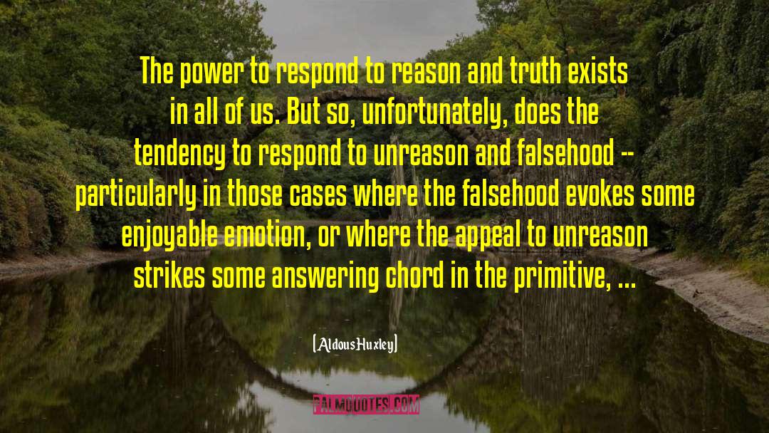 Falsehood quotes by Aldous Huxley