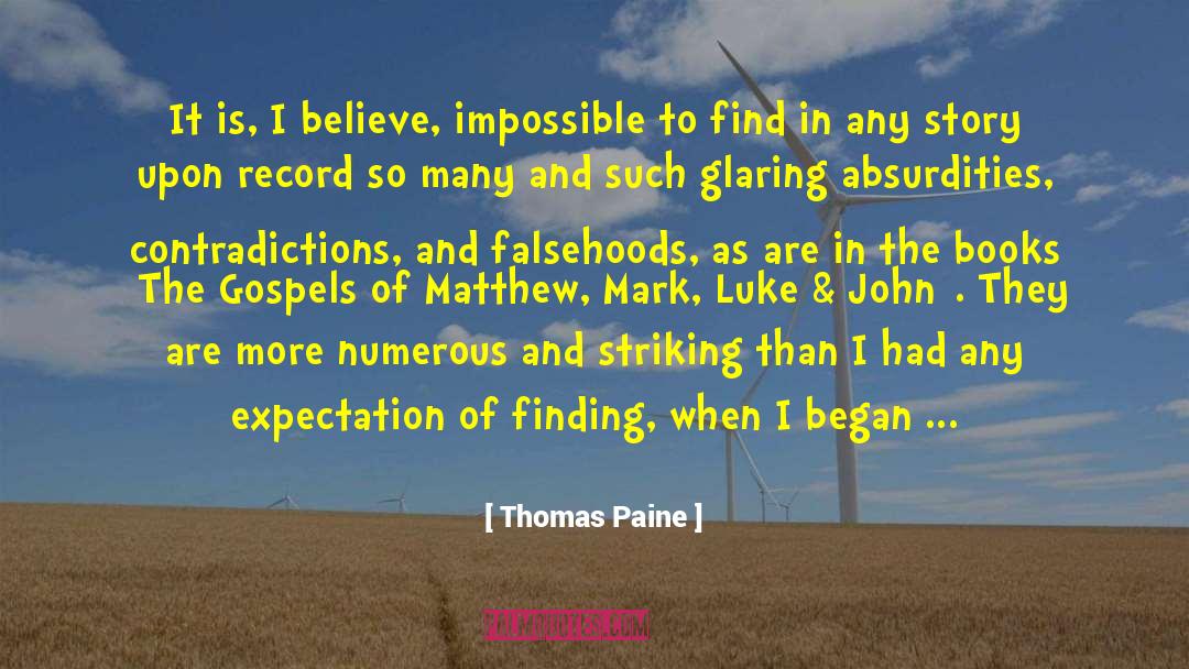 Falsehoods quotes by Thomas Paine