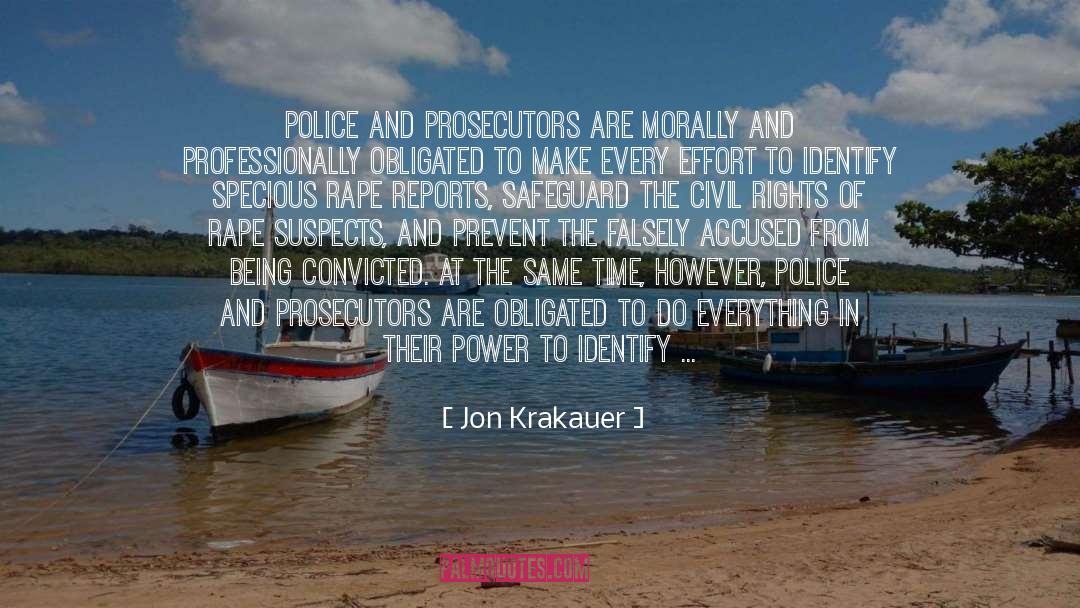Falsely Accused quotes by Jon Krakauer