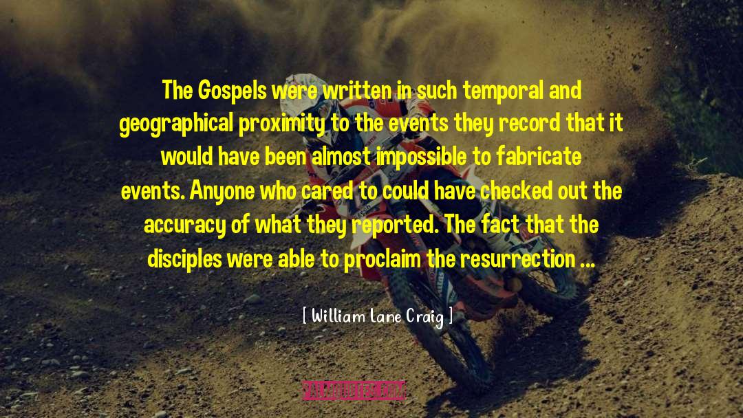 Falsification quotes by William Lane Craig