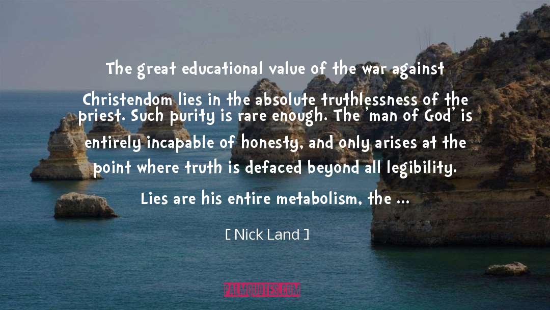 Falsification quotes by Nick Land