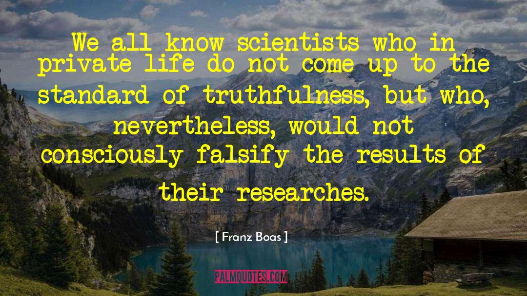 Falsify quotes by Franz Boas